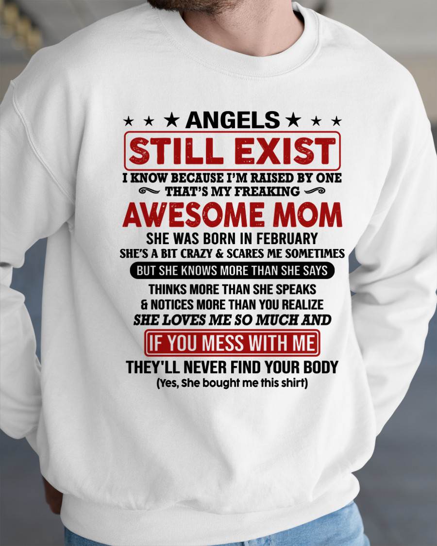 FEBRUARY - ANGELS STILL EXIST - GIFT FROM MOM - NTTD02 (SKU2604-268-02)