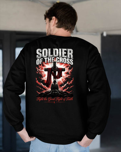 SOLDIER OF THE CROSS - CHRISTIAN T-SHIRT - FOR MEN NTTD00 (SKU2608-132)