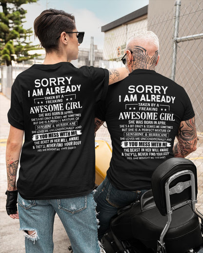 APRIL - TAKEN BY AWESOME GIRL - GIFT FOR BOYFRIEND/HUSBAND - NTTD04 (SKU08-32-04)