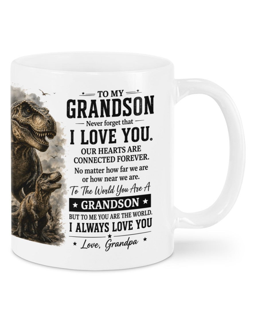 TO MY GRANDSON MUG - GIFT FROM GRANDPA - NTTD00 (SKU2608-202)