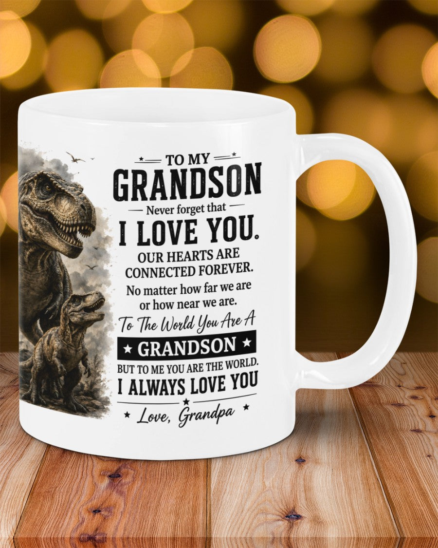 TO MY GRANDSON MUG - GIFT FROM GRANDPA - NTTD00 (SKU2608-202)