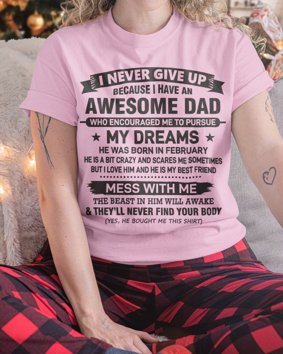 Awesome Dad February Edition – Gift for Daughter NTTD02 (SKU08-24-02)