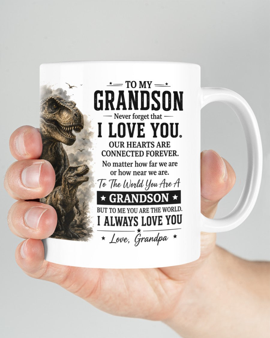 TO MY GRANDSON MUG - GIFT FROM GRANDPA - NTTD00 (SKU2608-202)
