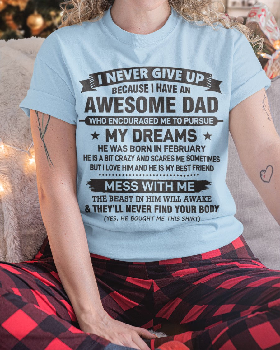 Awesome Dad February Edition – Gift for Daughter NTTD02 (SKU08-24-02)