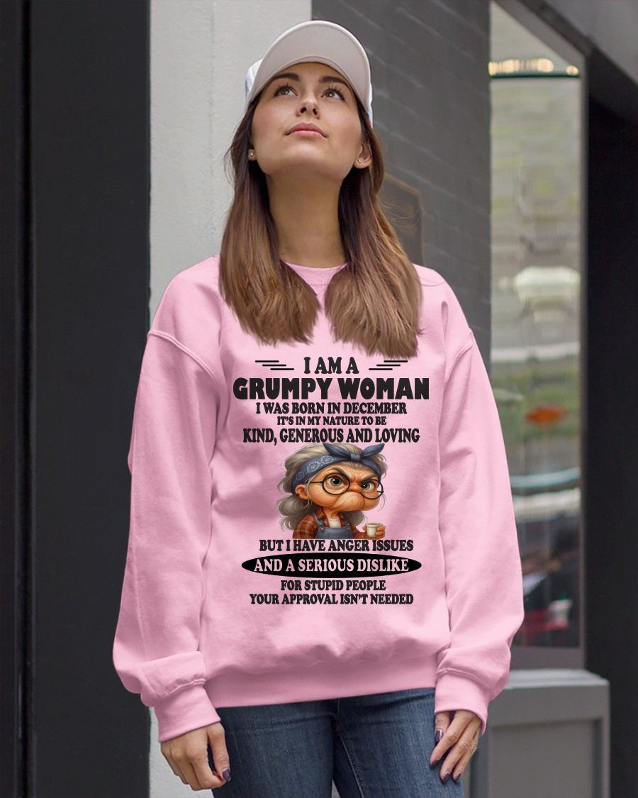 DECEMBER - GRUMPY WOMAN - BIRTHDAY GIFT FOR WOMEN - NTTD12 (SKU-GWN-12)