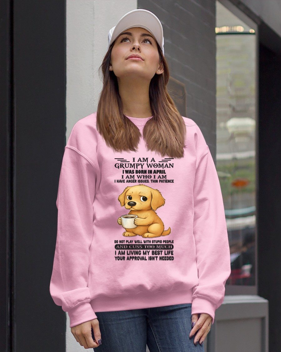 APRIL - GRUMPY WOMAN - BIRTHDAY GIFT FOR WOMEN - NTTD04 (SKU-GWD-04)
