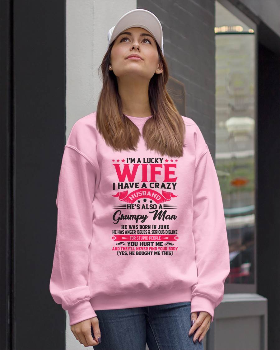 JUNE - TO MY WIFE - I'M A LUCKY WIFE - GIFT FROM HUSBAND - NTTD06 (SKU10-136-06)