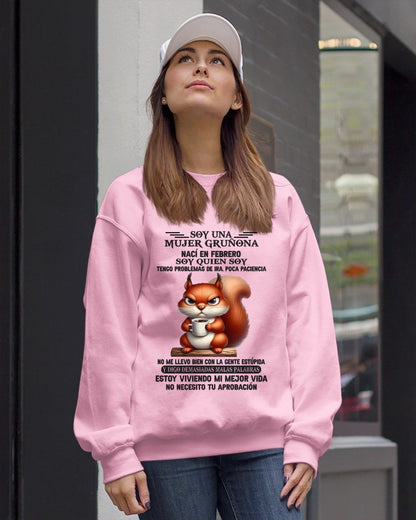 FEBRERO - MUJER GRUÑONA - REGALO DE CUMPLEAÑOS PARA MUJERES - NTTD02sp (SKU09-36-02)