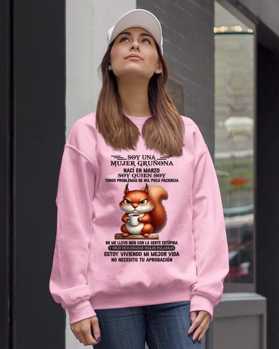 MARZO - MUJER GRUÑONA - REGALO DE CUMPLEAÑOS PARA MUJERES - NTTD03sp (SKU09-36-03)