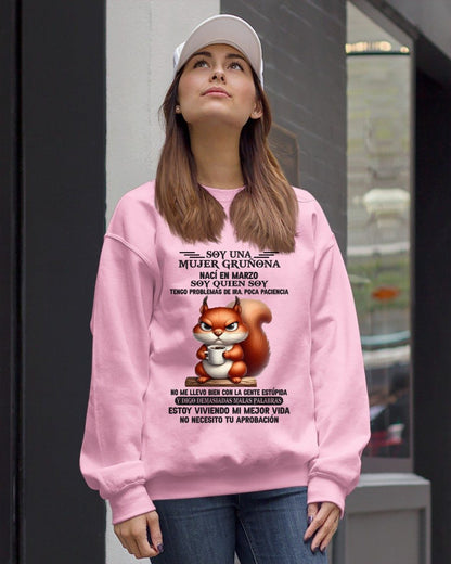 MARZO - MUJER GRUÑONA - REGALO DE CUMPLEAÑOS PARA MUJERES - NTTD03sp (SKU09-36-03)