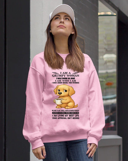 JUNE - GRUMPY WOMAN - BIRTHDAY GIFT FOR WOMEN - NTTD06 (SKU-GWD-06)