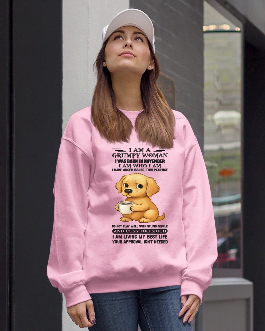 NOVEMBER - GRUMPY WOMAN - BIRTHDAY GIFT FOR WOMEN - NTTD11 (SKU-GWD-11)