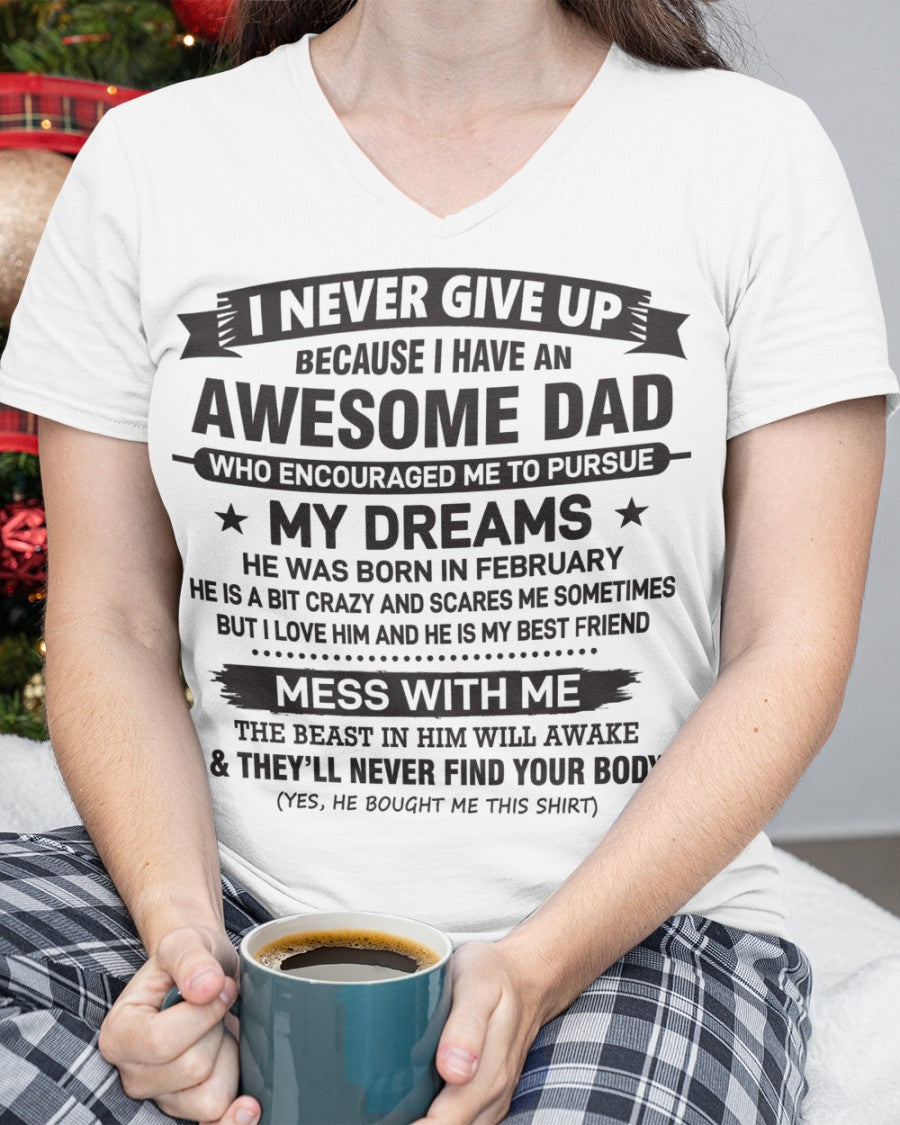 Awesome Dad February Edition – Gift for Daughter NTTD02 (SKU08-24-02)