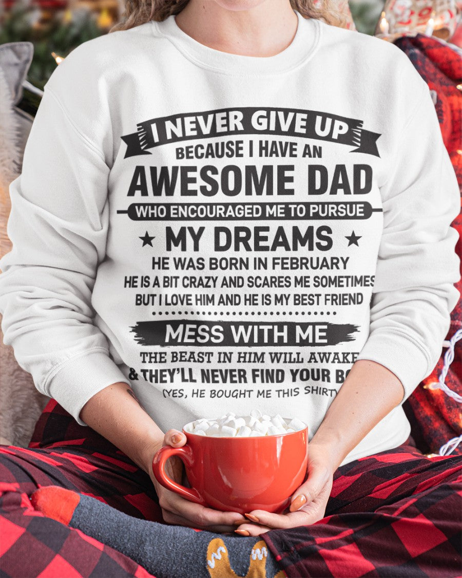 Awesome Dad February Edition – Gift for Daughter NTTD02 (SKU08-24-02)