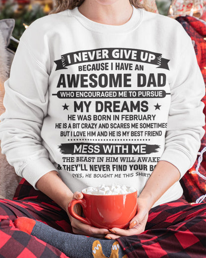 Awesome Dad February Edition – Gift for Daughter NTTD02 (SKU08-24-02)