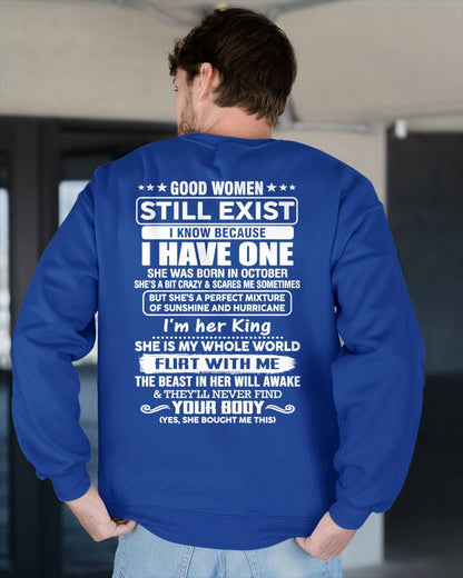 OCTOBER - GOOD WOMEN STILL EXIST - GIFT FROM GIRLFRIEND/WIFE - NTTD10 (SKU10-53-10)