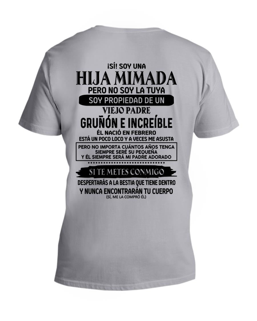 Febrero - Padre increíble nacido en febrero - Regalo perfecto para tu hija - T02 (SKU05-91-02)