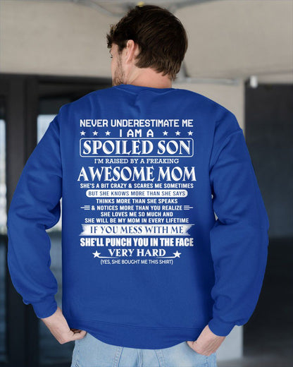 SPOILED SON OF AWESOME MOM - GIFT FROM MOM - NTTD00 (SKU10-47-00)