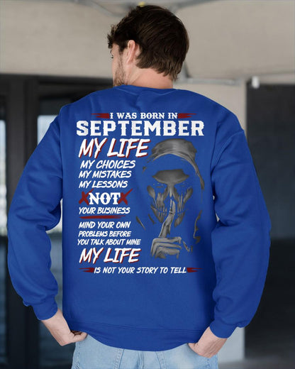 SEPTEMBER - MY LIFE MY CHOICES - UNIQUE BIRTHDAY GIFT FOR MEN - NTTD09 (SKU08-36-09)