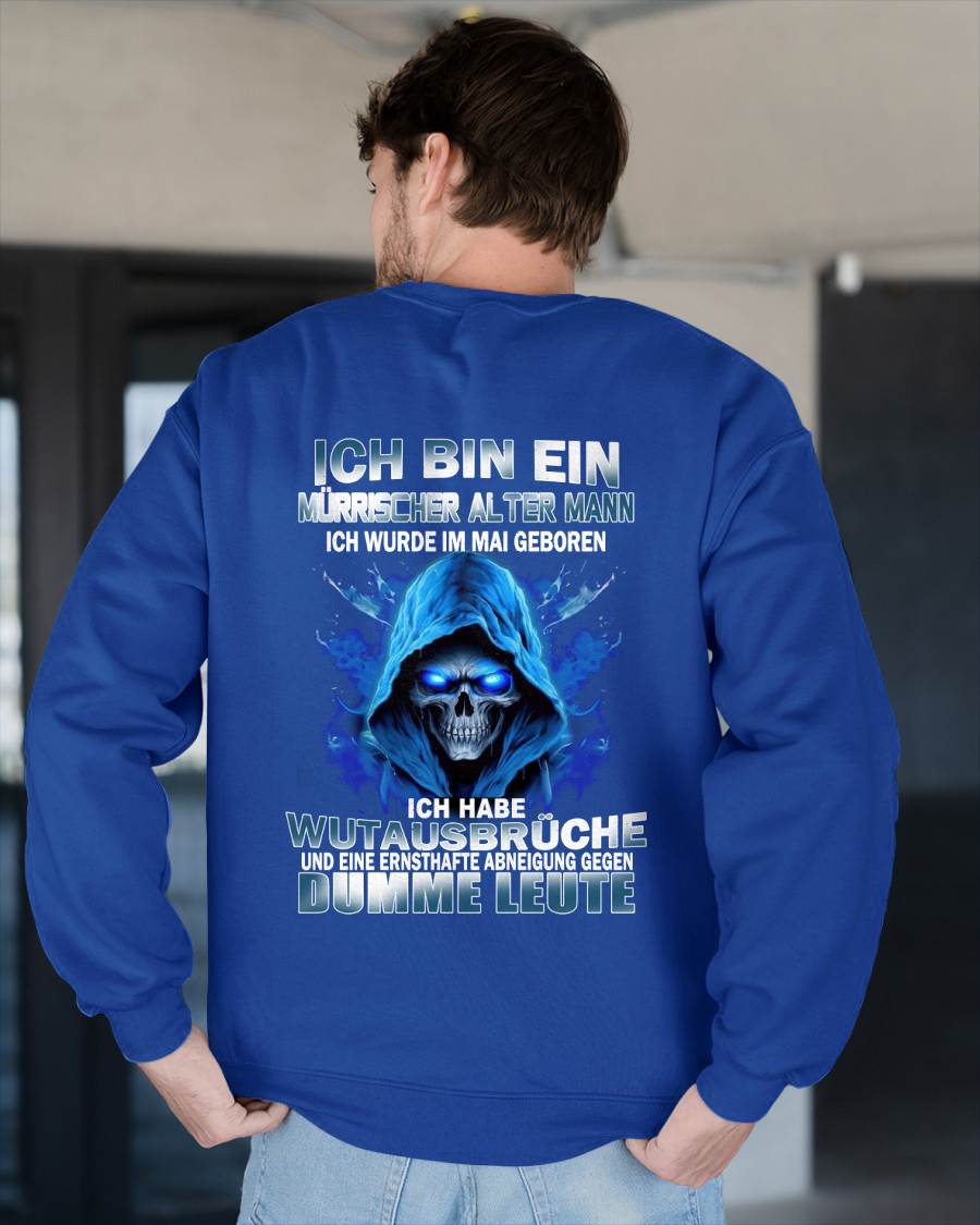 MAI - MÜRRISCHER ALTER MANN – GEBURTSTAGS-T-SHIRT FÜR MÄNNER - NTTD05 (SKU2605-360-05)