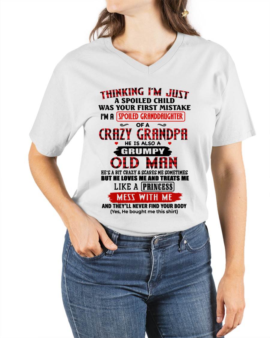 SPOILED GRANDDAUGHTER - GIFT FROM GRANDPA - NTTD00 (SKU2602-117-00)