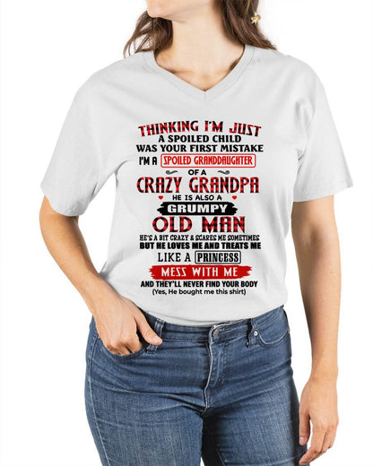 SPOILED GRANDDAUGHTER - GIFT FROM GRANDPA - NTTD00 (SKU2602-117-00)