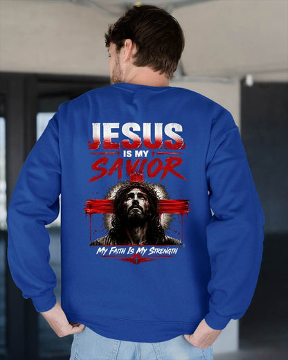 JESUS IS MY SAVIOR - CHRISTIAN T-SHIRT - FOR MEN NTTD00 (SKU2608-74)