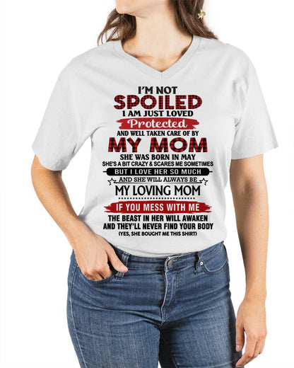 MAY - PROTECTED BY MY MOM - PERFECT GIFT FOR YOUR CHILDREN - GIFT FROM MOM - NTTD05 (SKU2602-95-05)