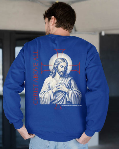 CHRIST ABOVE ALL  - CHRISTIAN T-SHIRT - FOR MEN NTTD00 (SKU2608-137)