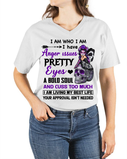 I AM WHO I AM - BIRTHDAY SHIRT FOR WOMEN - NTTD00 (SKU26T-01134-00)