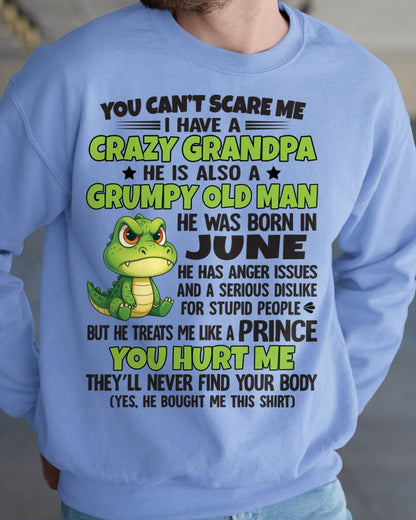 YOU CAN’T SCARE ME - GIFT FOR GRANDSON AND GRANDDAUGHTER FROM GRANDPA - NTTD06 (SKU09-121-06)