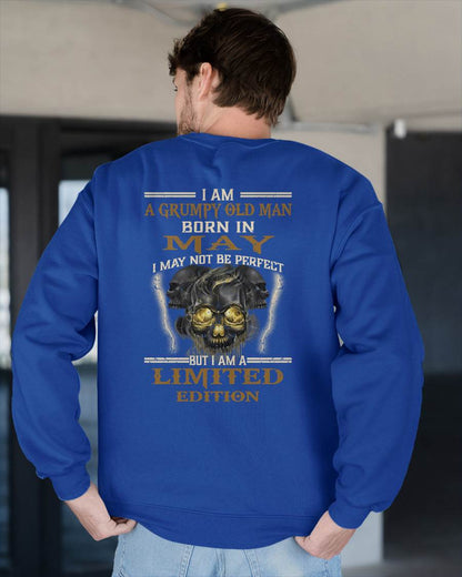 MAY - GRUMPY OLD MAN - BIRTHDAY T-SHIRT FOR MEN - NTTD05 (SKU11-124-05)