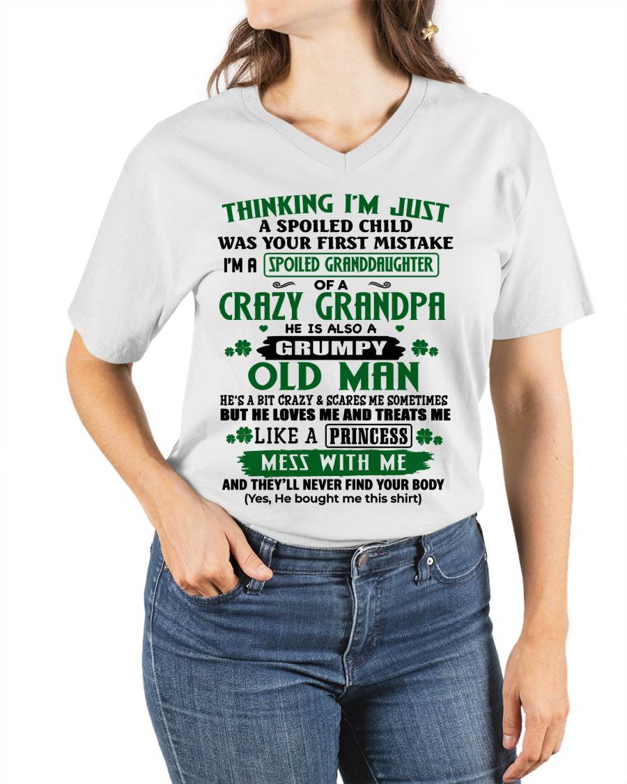 SPOILED GRANDDAUGHTER - GIFT FROM GRANDPA - NTTD00 (SKU2602-118-00)