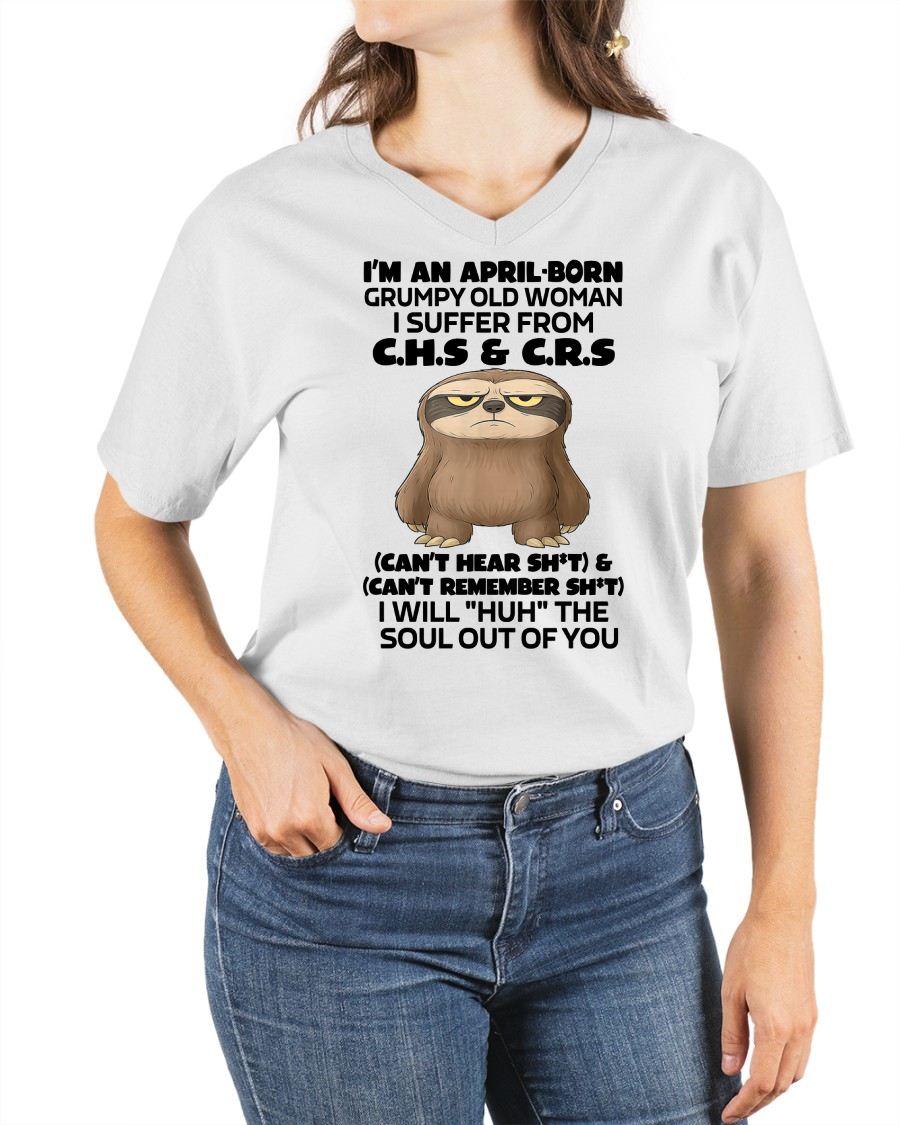 APRIL - GRUMPY OLD WOMAN - BIRTHDAY GIFT FOR WOMEN - NTTD04 (SKU09-21-04)