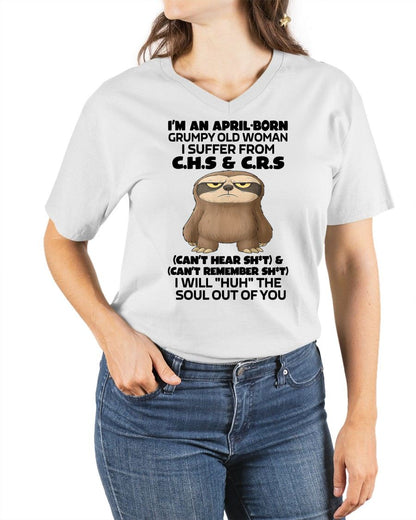 APRIL - GRUMPY OLD WOMAN - BIRTHDAY GIFT FOR WOMEN - NTTD04 (SKU09-21-04)