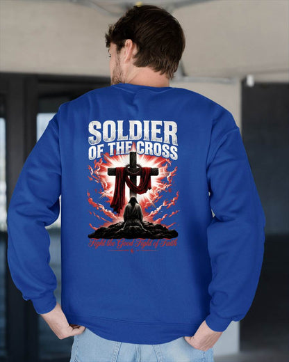 SOLDIER OF THE CROSS - CHRISTIAN T-SHIRT - FOR MEN NTTD00 (SKU2608-132)