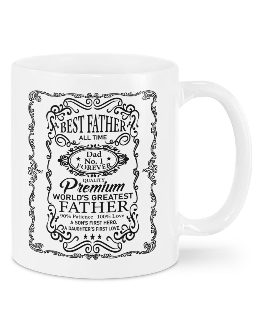TO THE BEST FATHER MUG - GIFT FROM SON - NTTD00
