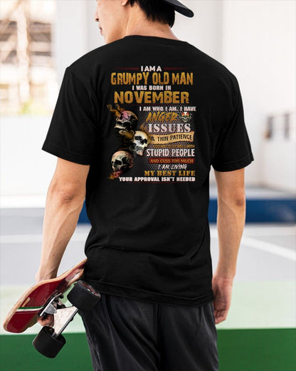 NOVEMBER - DIRTY MIND BUT KNOWS RESPECT - BIRTHDAY T-SHIRT FOR MEN - NTTD11 (SKU08-84-11)