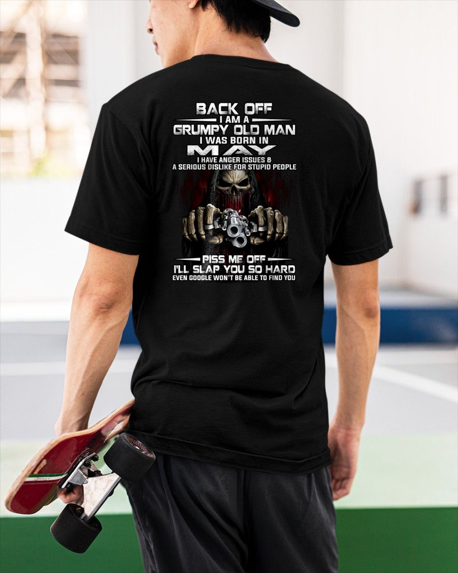 MAY - GRUMPY OLD MAN - BIRTHDAY T-SHIRT FOR MEN - NTTD05 (SKU09-109-05)