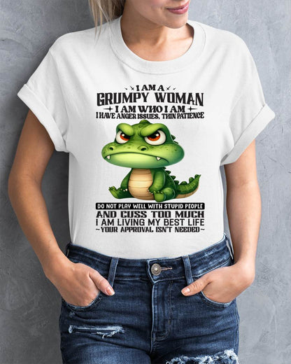 GRUMPY WOMAN - BIRTHDAY SHIRT FOR WOMEN - NTTD00 (SKU2602-183-00)