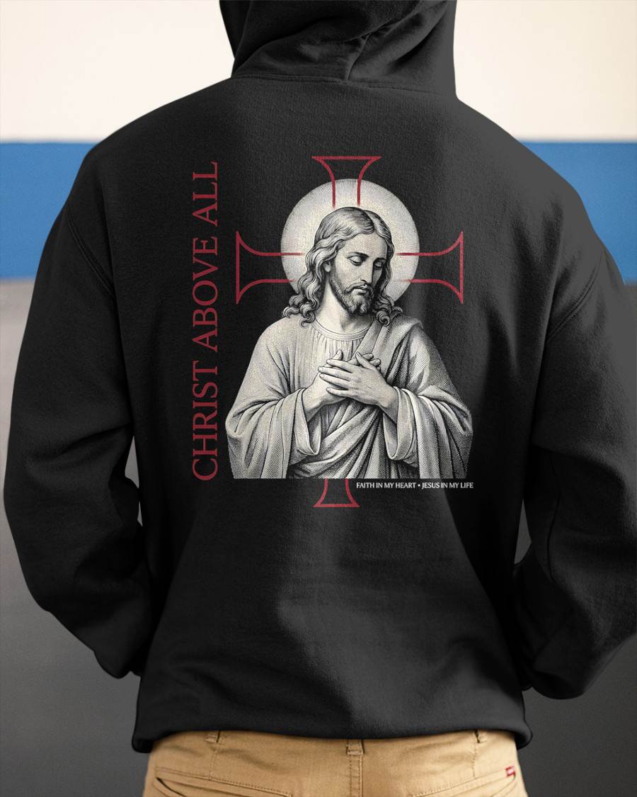 CHRIST ABOVE ALL  - CHRISTIAN T-SHIRT - FOR MEN NTTD00 (SKU2608-137)