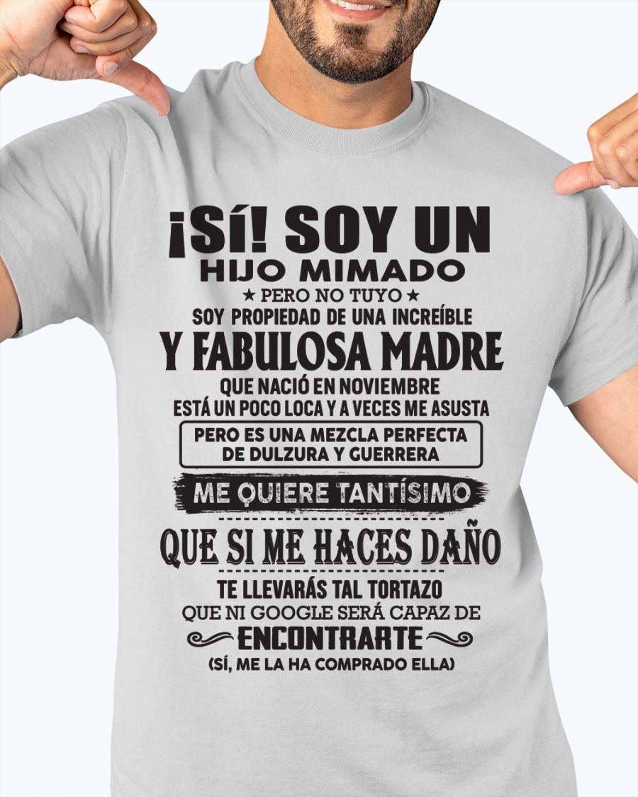 Madre increíble nació en noviembre – Regalo especial para hijo – T11 (SKU06-12)