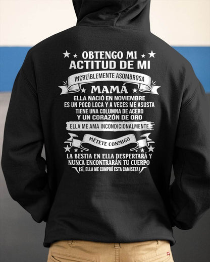 NOVIEMBRE - OBTENGO MI ACTITUD DE MI INCREÍBLEMENTE ASOMBROSA MAMÁ - REGALO DE MAMÁ - spNTTD11 (SKU2603-248-11)