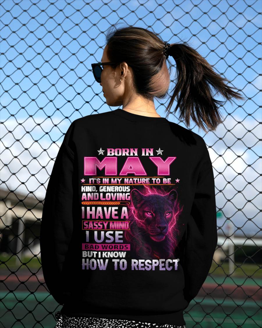 MAY - I HAVE A SASSY MIND - BIRTHDAY GIFT FOR WOMEN - NTTD05 (SKU09-24-05)