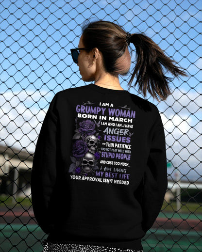 MARCH - GRUMPY WOMAN - BIRTHDAY GIFT FOR WOMEN - NTTD03 (SKU10-08-03)