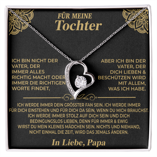 AN MEINE TOCHTER HALSKETTE  - Premium Forever Love Necklace (SKU2606-224)